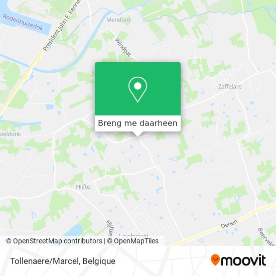 Tollenaere/Marcel kaart