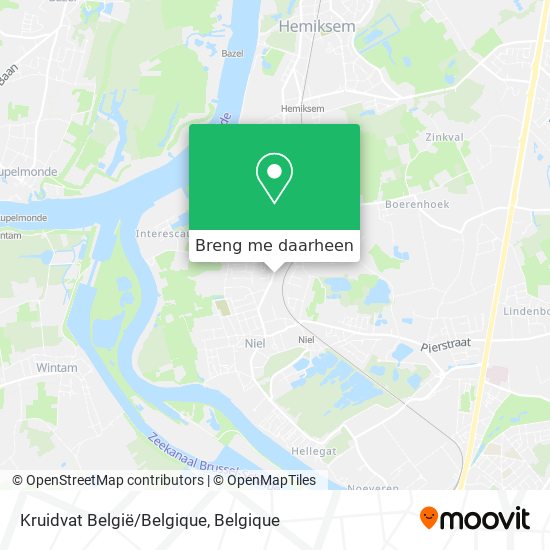 Kruidvat België/Belgique kaart