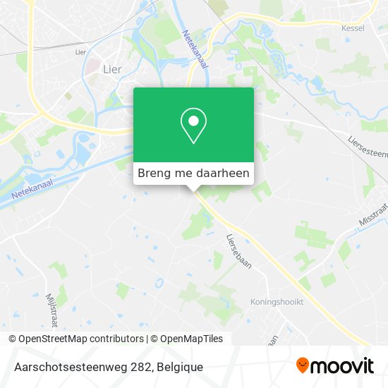 Aarschotsesteenweg 282 kaart