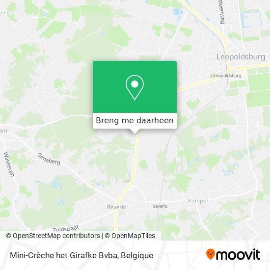 Mini-Crèche het Girafke Bvba kaart