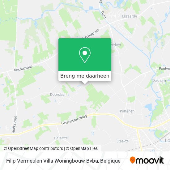 Filip Vermeulen Villa Woningbouw Bvba kaart