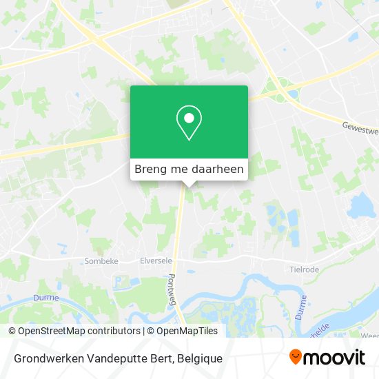 Grondwerken Vandeputte Bert kaart