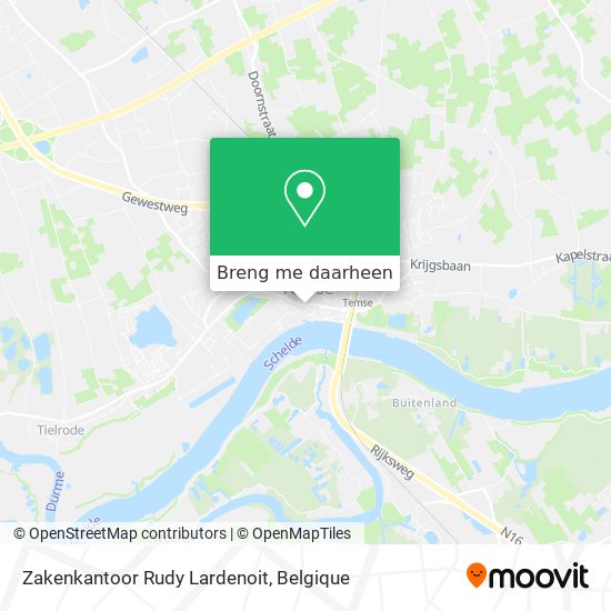 Zakenkantoor Rudy Lardenoit kaart