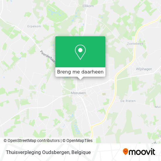 Thuisverpleging Oudsbergen kaart