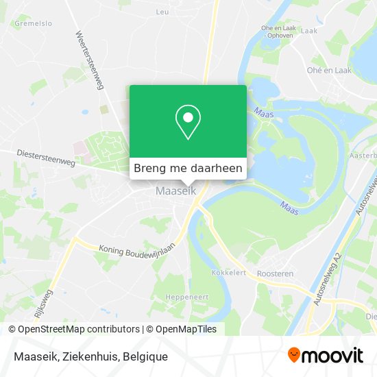 Maaseik, Ziekenhuis kaart