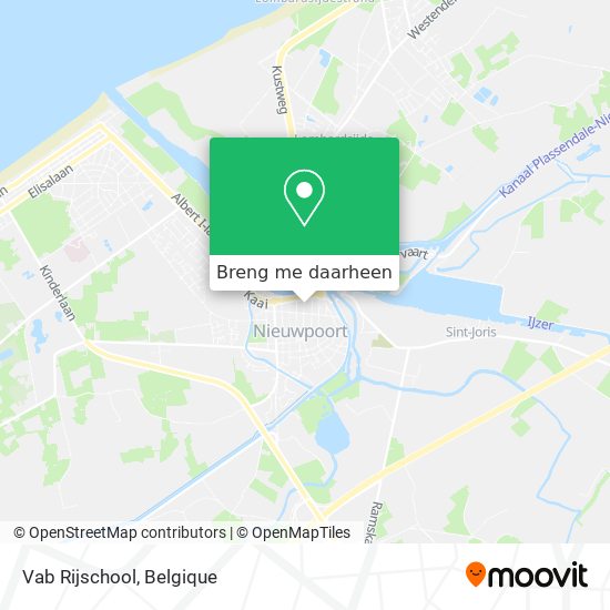 Vab Rijschool kaart