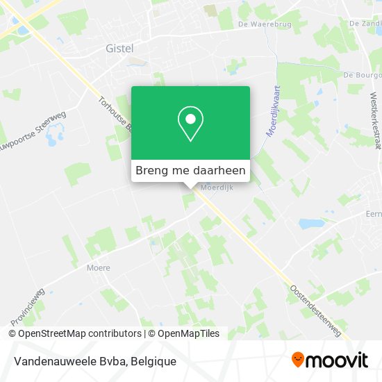 Vandenauweele Bvba kaart