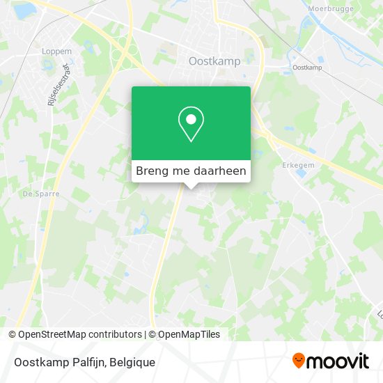 Oostkamp Palfijn kaart