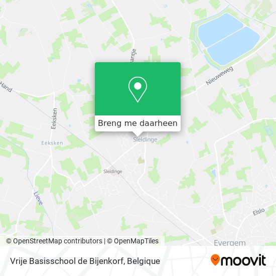 Vrije Basisschool de Bijenkorf kaart