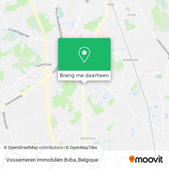 Vossemeren Immobiliën Bvba kaart