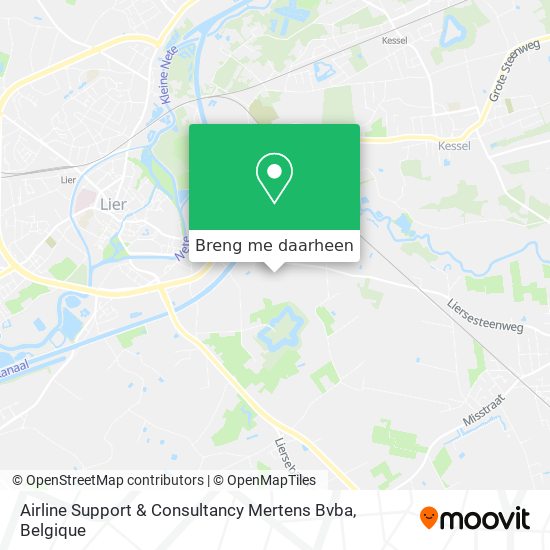 Airline Support & Consultancy Mertens Bvba kaart