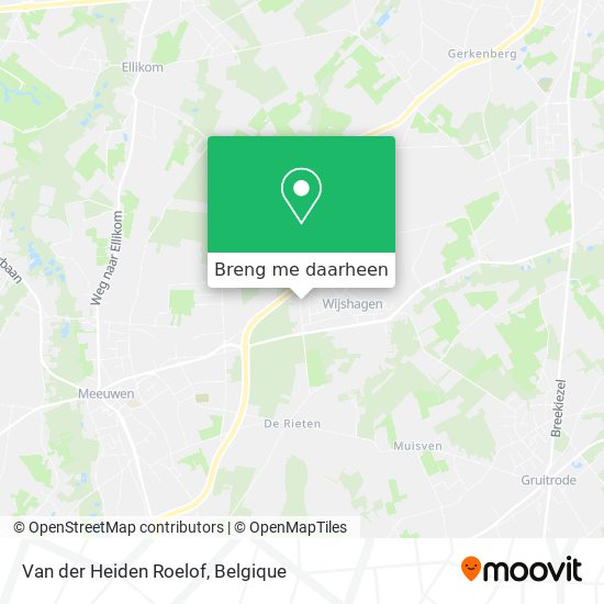 Van der Heiden Roelof kaart