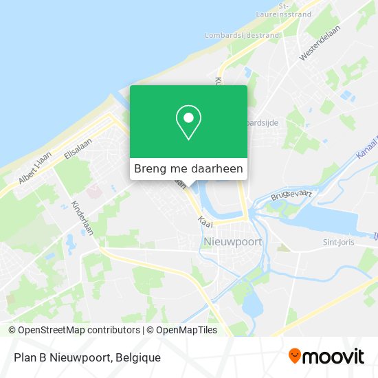 Plan B Nieuwpoort kaart