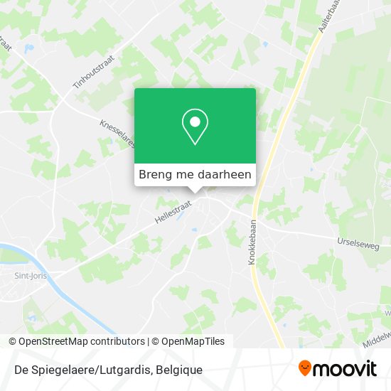 De Spiegelaere/Lutgardis kaart