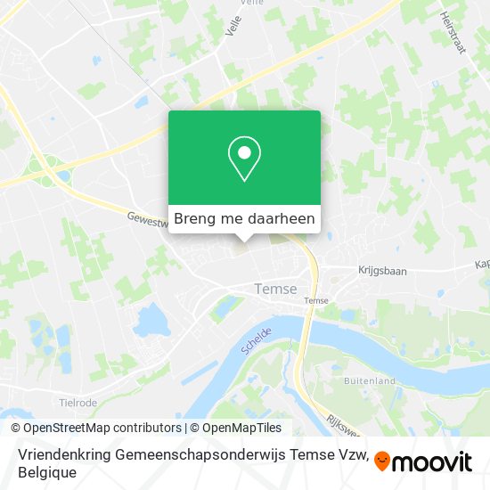 Vriendenkring Gemeenschapsonderwijs Temse Vzw kaart