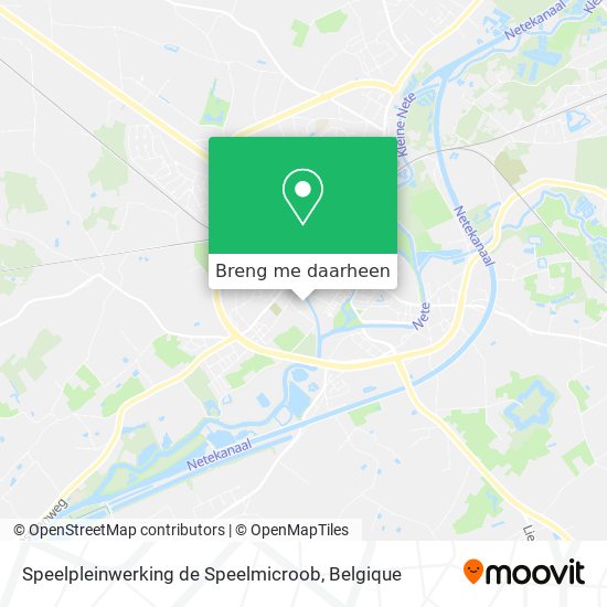 Speelpleinwerking de Speelmicroob kaart