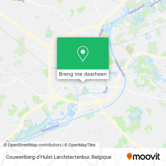 Couwenberg-d'Hulst Larchitectenbur kaart