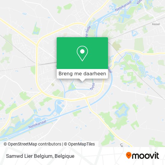 Samwd Lier Belgium kaart