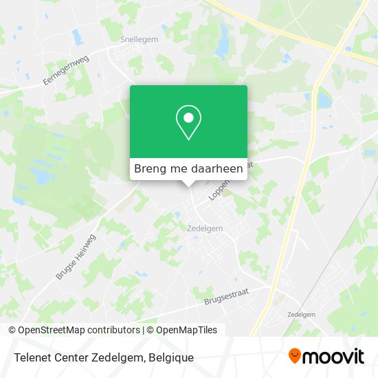 Telenet Center Zedelgem kaart