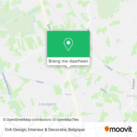 Gvh Design, Interieur & Decoratie kaart