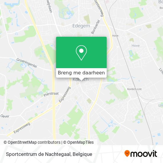 Sportcentrum de Nachtegaal kaart