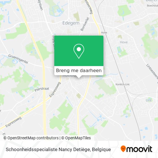 Schoonheidsspecialiste Nancy Detiège kaart