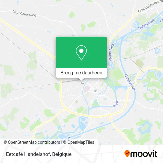 Eetcafé Handelshof kaart
