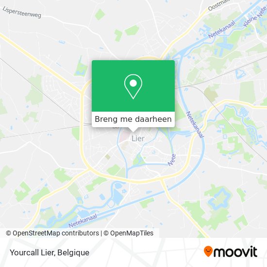 Yourcall Lier kaart