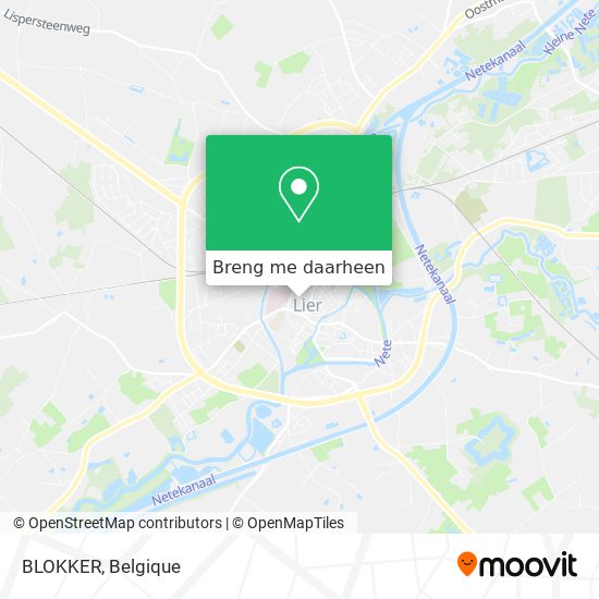 BLOKKER kaart