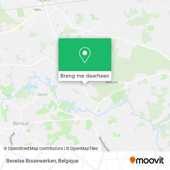 Bevelse Bouwwerken kaart