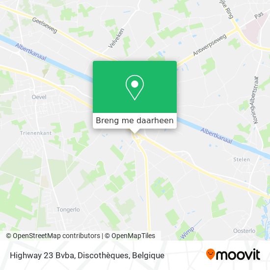 Highway 23 Bvba, Discothèques kaart