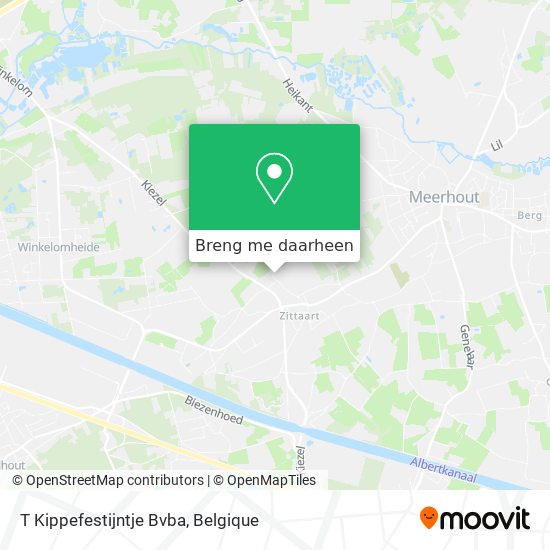 T Kippefestijntje Bvba kaart