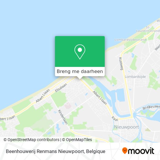 Beenhouwerij Renmans Nieuwpoort kaart