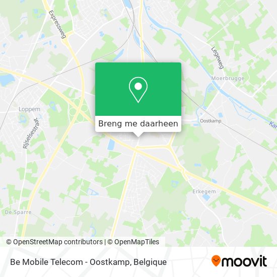 Be Mobile Telecom - Oostkamp kaart