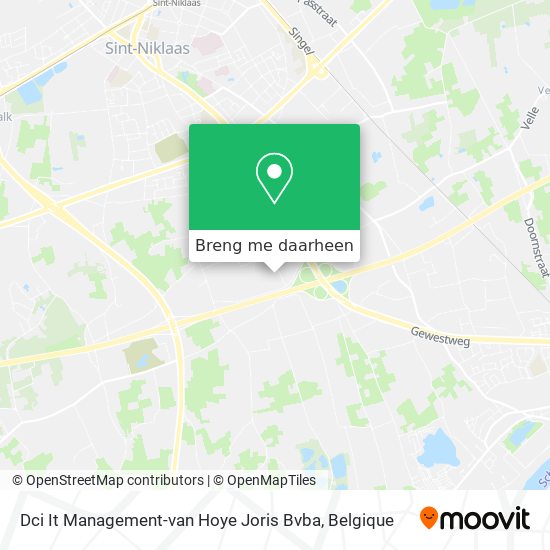 Dci It Management-van Hoye Joris Bvba kaart