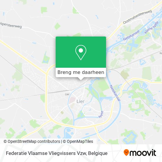 Federatie Vlaamse Vliegvissers Vzw kaart