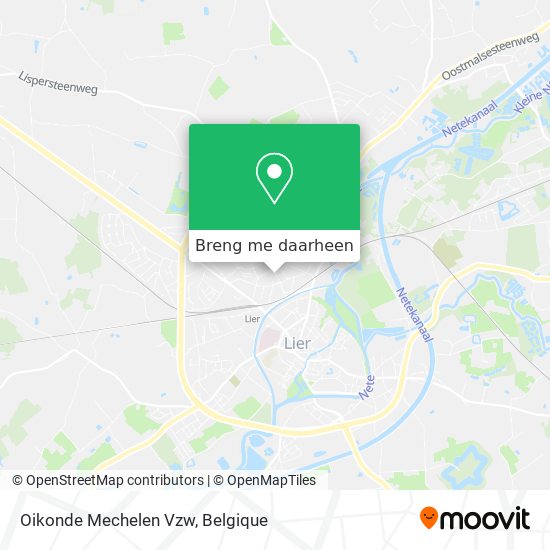 Oikonde Mechelen Vzw kaart
