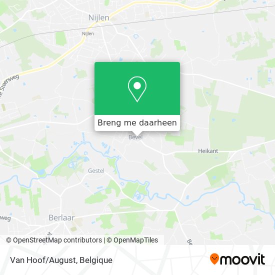 Van Hoof/August kaart