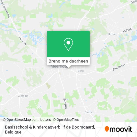 Basisschool & Kinderdagverblijf de Boomgaard kaart