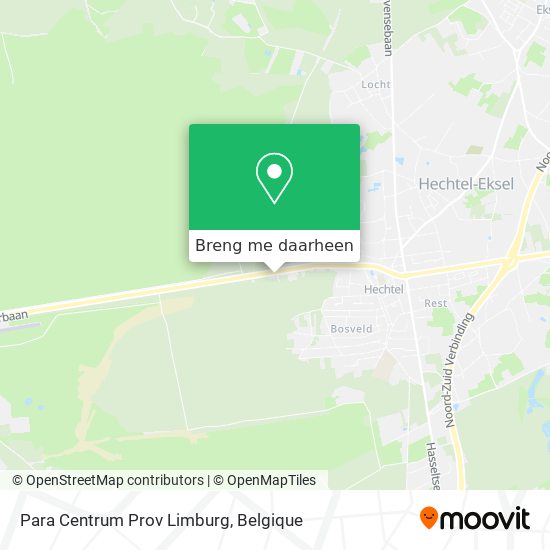 Para Centrum Prov Limburg kaart