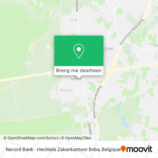 Record Bank - Hechtels Zakenkantoor Bvba kaart