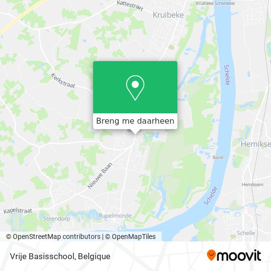 Vrije Basisschool kaart