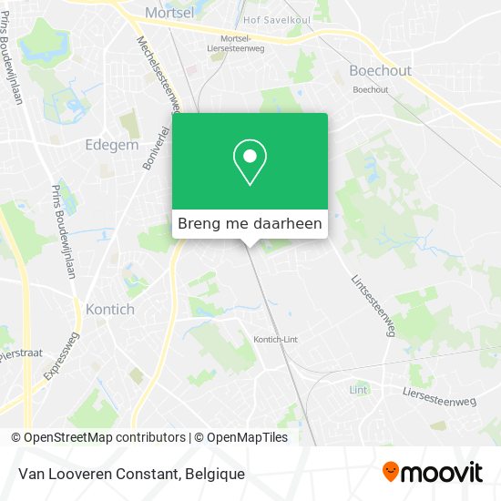 Van Looveren Constant kaart