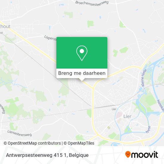 Antwerpsesteenweg 415 1 kaart