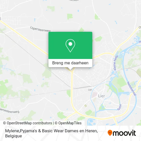Mylene,Pyjama's & Basic Wear Dames en Heren kaart