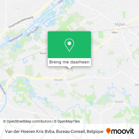 Van der Hoeven Kris Bvba, Bureau-Conseil kaart