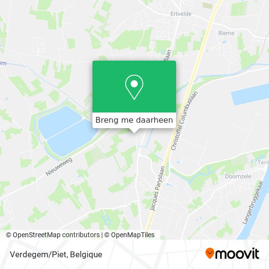 Verdegem/Piet kaart