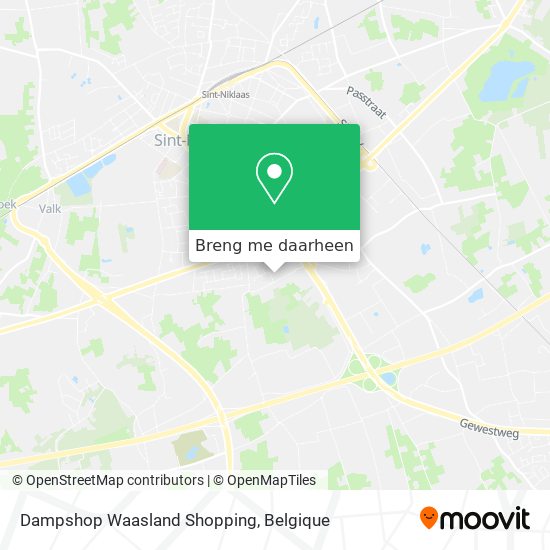 Dampshop Waasland Shopping kaart