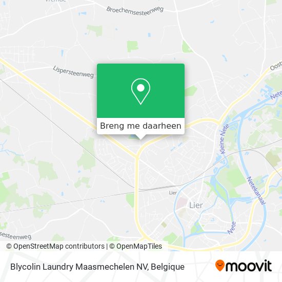 Blycolin Laundry Maasmechelen NV kaart