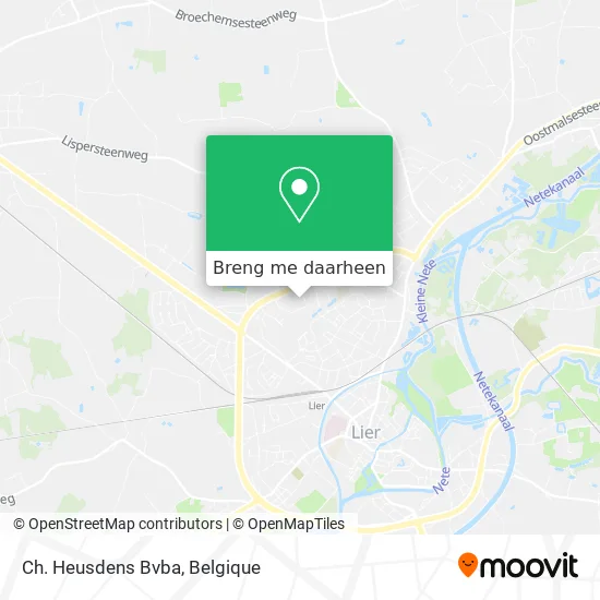 Ch. Heusdens Bvba kaart